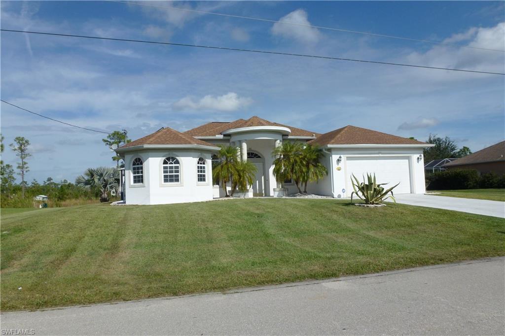 Very elegant and spacious luxury home on over ½ acre of land *** large, sparkling pool *** expansive covered sitting area by pool *** soaring ceilings outside an in *** stunning black marble floors throughout *** rich, black granite counter tops on open kitchen *** 2 generous master suites with luxurious bath rooms *** currently the home is set up as a 2 bedroom home *** if Buyer wishes, Seller will make family room into large, 3rd bedroom before closing *** comes fully furnished with tasteful, contemporary touches *** This is an outstanding, luxury home *** super easy to show