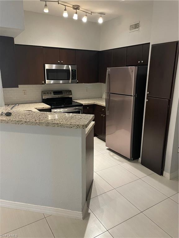 Welcome to this exquisite 2-bedroom, 2-bathroom condominium. Meticulously designed with a keen eye for detail, this residence has undergone renovations that are sure to captivate. This modern kitchen boasts stunning granite countertops, rich wood cabinets, and stainless steel appliances. Both bathrooms have been adorned with tasteful tile work in the showers. Location is everything, and this property is ideally situated near the prestigious Hyatt Hotel and Resort, Coconut Point Mall, and the Hertz world headquarters. Easy access to I-75 ensures that you can effortlessly explore all that the region has to offer. For jet-setters, the SWFL International Airport is just a stone's throw away, making your travels convenient and stress-free. Embrace the beauty, convenience, and sophistication that this condo offers. Welcome to your new sanctuary, where every day feels like a vacation. This property is part of a probated and the sale must be approved by the court.