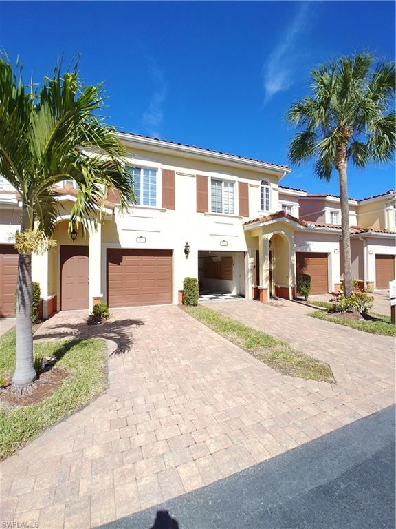 Welcome to Villagio at Estero featuring the Milan floor plan. This delightful, well-kept condominium home is located in the highly-sought after Villagio at Estero community. This second-story condo features 2 bedrooms plus den, 2 full bathrooms, and a one-car attached garage. This home has the following black appliances: refrigerator, range, microwave, and dishwasher, all complemented by light cabinets, granite countertops, and a generous pantry in the kitchen. The floors have tile in the wet areas and screened in lanai. Villagio at Estero offers a plethora of amenities to enhance your lifestyle: Two swimming pools, spa, cardio fitness center, pickleball and tennis courts, a movie theater, ice cream bar and Café. Centrally located, Villagio provides easy access to US 41, I-75, Coconut Point Mall, Miromar Outlets, Gulf Coast Town Center, University Village, FGCU, RSW Airport, and numerous restaurants. Experience Florida living at Villagio at Estero, where comfort, convenience, and community come together in perfect harmony.