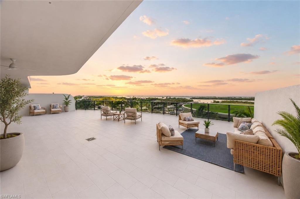 Positioned within the highly sought-after South Tower at The Ritz-Carlton Residences, Estero Bay, this is one of the very few fully completed, move-in ready residences currently available with no construction wait. This brand-new, never-lived-in luxury residence showcases breathtaking panoramic views of Estero Bay and the Gulf of America and represents a rare opportunity, as it is one of the few residences permitted to sell prior to the delivery of the second tower. This spectacular 2 bedroom + den, 3 bath residence features one of the largest private balconies in the entire building, with nearly 2,000 square feet of outdoor living space. The massive west-facing terrace delivers some of the most magical sunset views Southwest Florida has to offer while creating an unmatched indoor-outdoor waterfront lifestyle rarely available in luxury high-rise living. Located within the master-planned waterfront community of Saltleaf, The Ritz-Carlton Residences, Estero Bay offers the most amenity-rich and service-rich lifestyle in Southwest Florida. Residents enjoy a fully staffed residential team and world-class services including a state-of-the-art fitness center, full-service salon and spa, pet grooming salon, kid and teen rooms, concierge services, and more. The stunning 24-hour guard-gated community features direct access to a 72-slip marina with boat slips available for rent or purchase, offering no-bridge direct access to the Gulf of America and a daily private beach boat shuttle service. Additional amenities include a new championship golf course and short course within Saltleaf, tennis, pickle-ball, resort-style pools, floating island-inspired pavilions, private cabanas, and a signature 5-star waterfront restaurant. Inside, this luxurious residence showcases private elevator entry, Sub-Zero and Wolf appliances, European custom cabinetry, Italian porcelain countertops, and exceptional designer finishes throughout. Be the very first to enjoy this just-completed Ritz-Carlton residence where luxury, boating, sunsets, and immediate occupancy come together in one extraordinary opportunity. One or more photo(s) has been virtually staged, AI generated, or rendered.