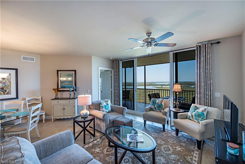 Million Dollar views of the Gulf of Mexico, Bays, Canals Marco Island and Isle of Capri.  1675 square foot 3 bedroom/2 bath Naples Luxury condo has tile on the diagonal, glass back splash,granite counters, and breakfast bar, stainless appliances and lots of rich wood cabinets in the kitchen.  The master suite opens to the sunset lanai and has his and her vanities, walk in shower, and soaking tub.  Serano has outstanding amenities, including a Grand Lobby,Private Theater, Well Appointed Social Room with Billiards, Resort Pool with Cabanas, Spa, State of the Art Fitness Room, Outdoor Living Area and BBQ area. Just 2 miles to the Marco Island Bridge and 20 minutes to Olde Naples. Located in a new upcoming areas with new stores and restaurants. 34114 34145