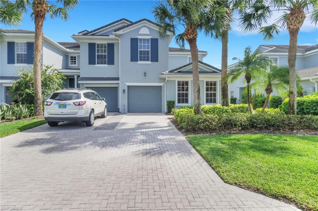 Ashton Oaks is a premier bundled golf condominium community located in River Hall Country Club; a Davis Love III designed 18-hole Championship course. GOLF MEMBERSHIP IS INCLUDED IN THE FEES LISTED! This spacious condo offers a large great room with volume ceilings, dining area, large kitchen with eat-in breakfast nook, 2 bedrooms, 2 bathrooms, den/study, and a 1 car attached garage. Plantation shutters on all windows add to the luxury of this home. The kitchen features upgraded granite countertops throughout, upgraded 42” solid wood cabinetry with crown molding and upgraded stainless steel appliances new in 2021. The expanded owner’s suite includes a walk-in closet. The ensuite bath features dual vanities and granite countertops. A large soaking tub and walk-in shower provide the ease and comfort you should expect in a high-quality home. The southern rear exposure keeps the entire house feeling bright and allows for all day seating on the screened lanai. You will be able to wake up and enjoy the serene lake views with a variety of beautiful wildlife each morning. In the evening you will see amazing sunsets to end your day in paradise. Living in River Hall Country Club means embracing a bundled golf and resort lifestyle which features the Caloosa Grille Clubhouse with the golf shop. The community also offers a resort-style heated swimming pool at the Bunker Bar (TikiBar) for dining, pool side cabanas, golf cart parking or just a short walk from this Condo. The Town Hall Amenity Center features Bocce courts,Tennis courts, Pickleball courts, and an Activities Director who ensures there's always something exciting happening. There is a fully equipped fitness center available extended hours with key card to make your exercising fit your busy lifestyle. This home is a perfect choice for those seeking a blend of luxury, comfort, and a very active lifestyle at a price that is affordable compared to other nearby communities. Vibrant downtown Fort Myers is a short distance with great entertainment and dining options. Some upgrades include newer roof and gutters 2020,exterior paint and landscaping updated 2023. Ashton Oaks has their own private amenities for residents including a private heated pool/spa conveniently located within the community. Publix Grocery store and Rooster’s Farmers market are within 1 mile of the River Hall entrance. Give me a call to schedule your personal tour of River Hall and all this Condo has to offer.
