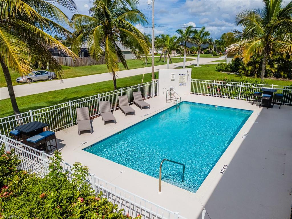 Lease your next condo at Tarpon Reserve! This professionally managed 1200 square foot 2/2 is located in the heart of South Cape Coral most desired neighborhood! Biking distance to TARPON POINT Marina's dining, shopping, and boating activities as well as a short walk to ROTARY PARK which includes a dog park, butterfly gardens, environmental center, and part of the the Great American Bird Watching Trail. Surrounded by custom homes and bike trails, this 2nd floor unit has the space and feel of a single family home without the maintenance. This intimate community of just 10 residences is meticulously maintained from the mature landscape to the sparkling private residents POOL.