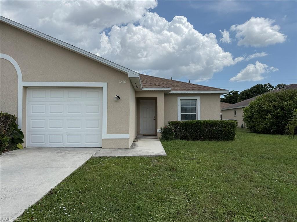 Well-maintained 3 bedroom, 2 bathroom duplex unit in a convenient Cape Coral location. This 2015-built property offers a functional single-level layout, private entry, attached garage, and easy access to shopping, dining, schools, and major roadways. Available for an annual lease with August occupancy. Owner is seeking a qualified tenant. Application, background screening, income verification, and owner approval required.