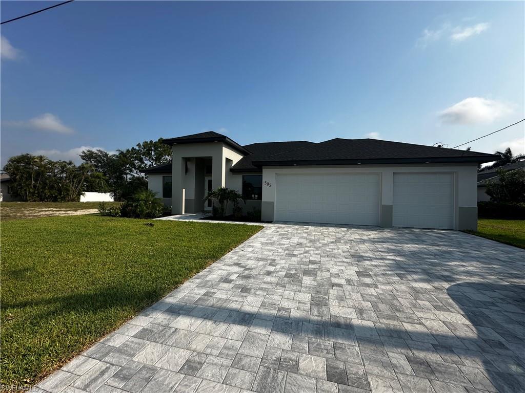 $3,600 per Month | Unfurnished | Annual Lease

Experience the best of Southwest Florida living in this stunning 2024-built waterfront residence located in the highly desirable Southwest Cape near Trafalgar Parkway. Offering the perfect blend of luxury, comfort, and outdoor living, this beautifully designed Bahama-style home is situated on a freshwater canal with boating access to Lake Alhambra and Lake Kennedy. A private dock is included creating an exceptional opportunity for boating enthusiasts to enjoy waterfront living right from their backyard.

Featuring 4 bedrooms, 2 bathrooms, and an oversized 3-car garage, this thoughtfully designed home showcases a bright open-concept floor plan with soaring tray ceilings, expansive windows, and elegant finishes throughout. The versatile layout offers ample space for family living, entertaining, or a dedicated home office.

At the heart of the home is a spectacular chef's kitchen featuring stainless steel appliances, a dramatic waterfall center island, gorgeous granite countertops, subway tile backsplash, pantry storage, and abundant cabinetry. The spacious great room seamlessly flows to the outdoor living area, creating an ideal indoor-outdoor lifestyle.

The luxurious primary suite serves as a private retreat, complete with dual vanities, a soaking tub, separate walk-in shower, and generous walk-in closet. Beautiful oversized porcelain tile flooring extends throughout the home, enhancing both style and ease of maintenance.

Step outside to your own private oasis. The screened resort-style pool overlooks tranquil canal views and is complemented by a spacious lanai, pool bath access, and newly installed seawall. Whether you're enjoying your morning coffee overlooking the water, hosting guests poolside, or launching a boat for an afternoon on the lakes, this home delivers the Florida lifestyle you've been dreaming of.

Property Features
4 Bedrooms | 2 Bathrooms
Built in 2024
Freshwater Canal Frontage
Boating Access to Lake Alhambra & Lake Kennedy
Private Dock Included 
Resort-Style Screened Pool
Pool Bath Access
Spacious Open Great Room Floor Plan
Split Bedroom Design
Designer Kitchen with Waterfall Island
Granite Countertops & Subway Tile Backsplash
Stainless Steel Appliances
Pantry & Ample Cabinet Storage
Elegant Tray & Volume Ceilings
Impact-Resistant Windows & Storm Protection
Tile Flooring Throughout
Walk-In Closets
Laundry Room with Washer/Dryer Hookups
Automatic Irrigation System
Attached 3-Car Garage
Freshly Paved Roads & Established Neighborhood
Prime Southwest Cape Location

This exceptional waterfront residence offers the rare opportunity to enjoy modern luxury, boating access, and resort-style outdoor living in one of Cape Coral's most sought-after locations.