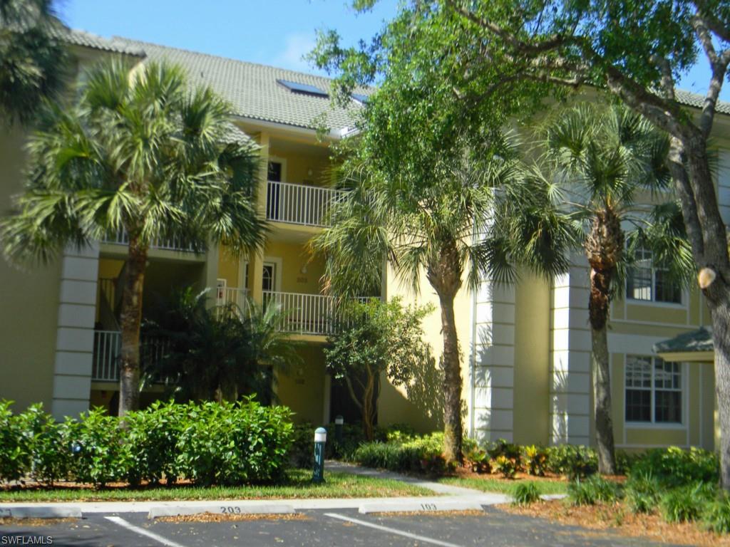 C.9533 - Bright open floor plan offers a serene view of the 4th fairway. This 3 bedroom / 3 bath top floor condo is complete with cathedral ceilings, skylights, wood and tile flooring, one car garage, large storage room plus a spacious 16’x 28’ Florida room. One minute walk to the private neighborhood pool and spa.  This immaculate condo is perfect spot for your winter retreat or year round living. Offered furnished turnkey and ready now to enjoy Country Club living at its best. If you enjoy the availability of walking a Championship Golf Course then Eagle Creek is where you want to be! Eagle Creek is a warm and friendly golf and tennis community with only 456 residences close to shopping, beaches and restaurants'. Golf membership required with the purchase of this unique home.