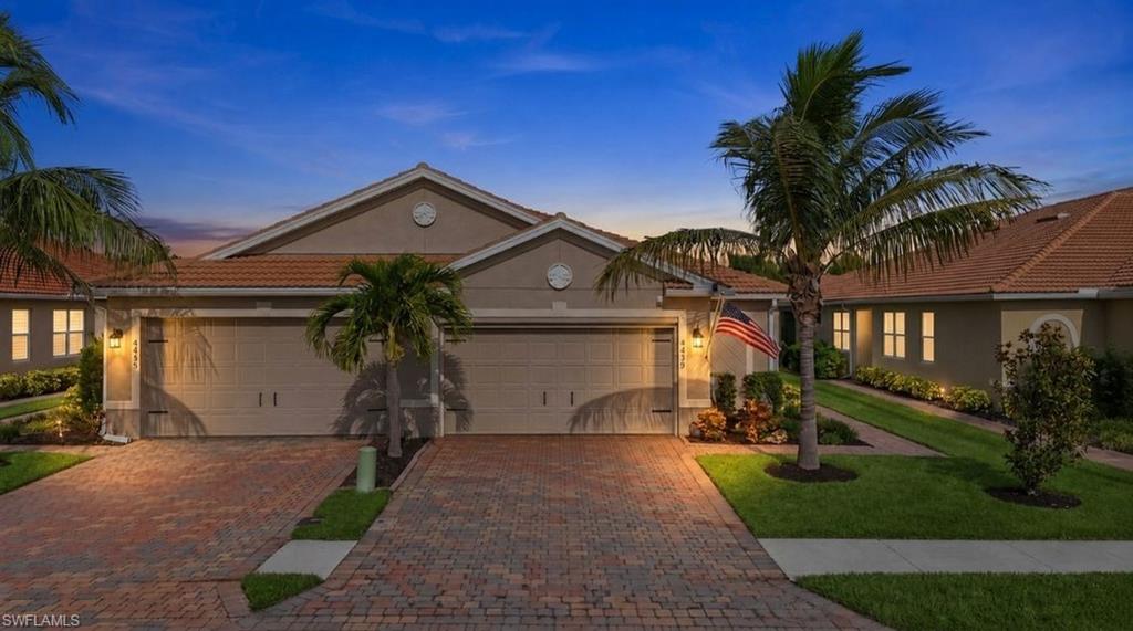 Welcome to 4439 Dutchess Park Rd., an attached villa with a private pool located in the desirable gated community of Lindsford. This inviting home offers an open, light-filled interior with no carpet, soaring 9-foot ceilings, and additional windows that bring in abundant natural light. Designed for comfortable Florida living, the property features seamless indoor-outdoor flow to the private pool area, perfect for relaxing, entertaining, or enjoying the sunshine year-round. Valuable upgrades include a whole-house generator, a new water heater, dishwasher, and hurricane protection, providing added comfort and peace of mind. Lindsford offers resort-style amenities, including a clubhouse, fitness center, children’s playroom, tennis and bocce courts, basketball court, playground, beach-entry community pool, and spa. The community is conveniently located near I-75, shopping, dining, RSW International Airport, the John Yarbrough Linear Park trail, and Downtown Fort Myers. This attached villa with its private pool, upgraded features, and excellent location presents an amazing opportunity to enjoy the Southwest Florida lifestyle.