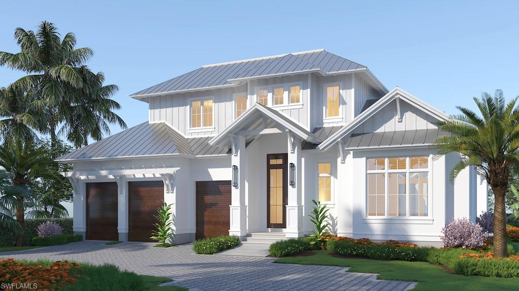 Crayton Road Development and Falcon Design have created an incomparable new transitional Old Florida style residence situated on an oversized lot in an ideal location within the Moorings. Built by Knauf-Koenig, this home offers 5 bedrooms plus a den, a 3-car garage, superb outdoor living space, and just over 5,700 square feet of air conditioned space. This property truly stands alone in every way and offers an open layout combined with unrivaled features and finishes. Some of the features include full concrete construction including poured upper floor system, Ruffino custom cabinetry, Gourmet kitchen with Sub-Zero, Wolf, and Miele appliances, Cristallo quartzite countertops, temperature controlled wine wall, and an immense and welcoming outdoor living space including kitchen, fire place, automated roll down screens/shutters, and is completed by a heated saltwater pool/spa and fire bowl creating an ideal vacation like experience. This location offers quick access to Old Naples, Moorings private beach, and to Waterside Shops. Completion estimate June 2020.