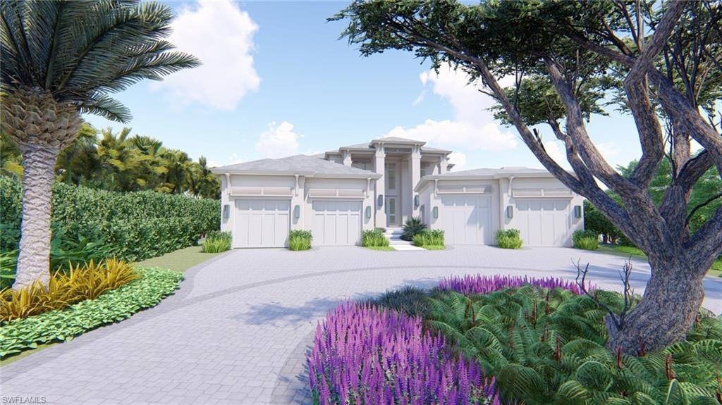 Just beyond the Private, Stately front entrance lies this perfectly situated, Brand New Masterpiece in the heart of downtown Naples. Watch the dolphins play in Naples Bay while enjoying the warm southern exposure sunshine & relaxing in your Incredible,Oversized Resort Style Pool. This residence boasts 6 en suite bedrooms, one of which is a private guest casita, nearly 7000 sq ft of air conditioned living space. From the moment you step through you will be taken by the Exquisite, Spacious layout & Impeccable, state of the art finishes, Chef's inspired kitchen, Sub Zero/ Miele/Wolff appliances. Separate Catering Kitchen, & Elevator. 
The property is A smart home including the Lutron lighting system. It is equipped with electronic screens, Hurricane Shutters, Boat Dock & 4 car garage. Not only is this property Direct, Gulf access with sunshine on your pool deck all year round, but is also A short walk to the pristine beaches, & Fine Shopping & Dining Old Naples offers. This residence truly depicts the Luxurious Naples Lifestyle. Estimated Completion is January 2021. Architect: Boyatt Designs. Builder: T.B. Price. Designer: Linen Coast Interiors.