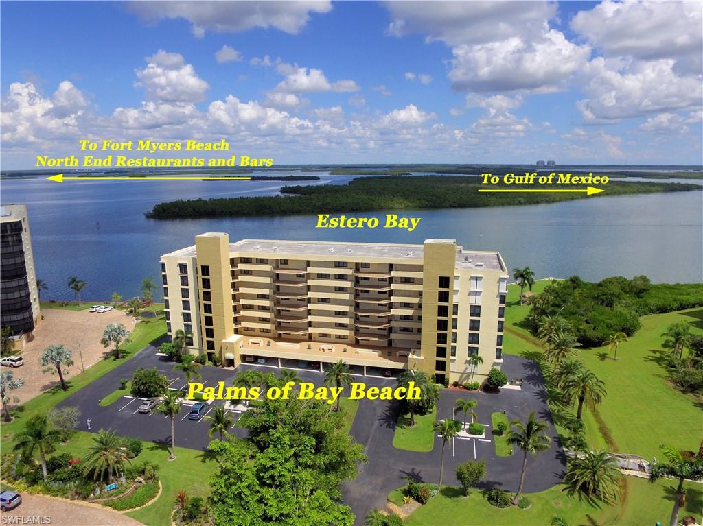 Amenities: deeded beach access, community pool, fishing pier and tennis courts. The Palms is located at the quiet south end of Fort Myers Beach. It's a short walk to the public marina, restaurants, shopping, and the white sand beach. Gulf access boat docks are available for purchase/lease in the Bay Beach area.