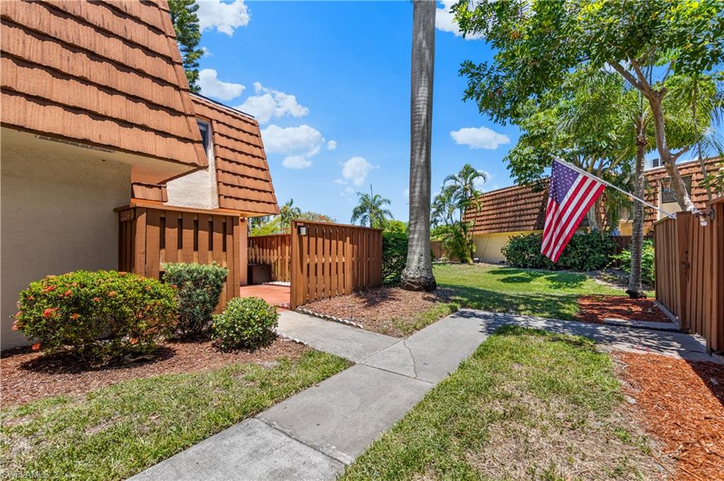 ***THREE BEDROOM*** homes do not last long in this premium location of Cedarbend.  It is the perfect commuters location. There is a ***BRAND NEW ROOF*** going on it right now!  The AC is only three years old. Very well maintained and loved. With only 12 MILEST TO THE BEACH this is your opportunity to live the dream life here in Fort Myers. What I love about this unit the most is the large private courtyard just outside your kitchen. The courtyard is an extension of your living space and can be used all year long! It also features an electrical outlet for your hot tub.  Upon entering your new home you will find a beautifully updated kitchen including, HIGH END STAINLESS STEEL APPLIANCES, WOOD CABINETRY and GRANITE COUNTERTOPS. You have both a formal living room and a separate dining space. Also, on the ground floor is your laundry room and guest bathroom, keeping your guests on the first floor. Upstairs you will find the three bedrooms and two bathrooms. The master bedroom has a great balcony that is perfect for catching some sun. Don't miss the pool area that is huge and just off the pool area is a "Little Free Library". Don't miss out, book your private tour today!
