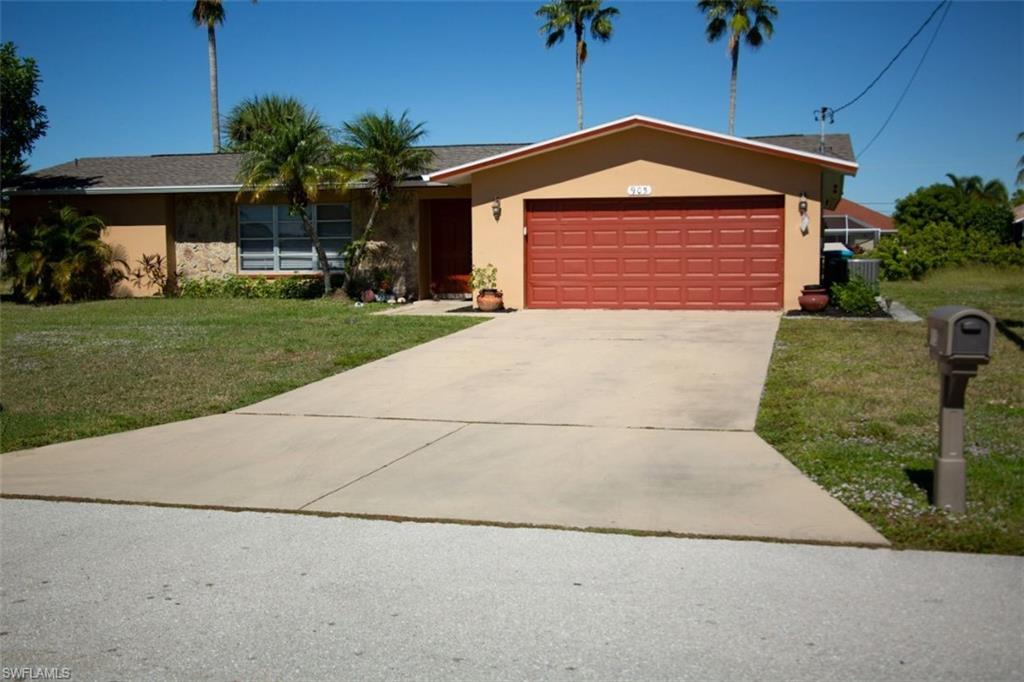 GULF ACCESS PARADISE + WORRY FREE!! BEAUTIFULLY MAINTAINED 3/3/2 HOME IN THE HEART OF SW CAPE CORAL! MINUTES TO THE GULF (ONE BRIDGE 10'3")!! UPDATED KITCHEN AND BATHS! NEW WATERPROOF LAMINATE FLOORING! NEW ATTIC INSULATION OCT 2021! NEW ROOF OCT 2021! NEW A/C OCT 2021! NEW RE-PIPE OCT 2021! NEW ELECTRICAL PANEL OCT 2021! WARRANTIES ON ROOF, RE-PIPE, ELECTRICAL AND A/C FULLY TRANSFERRABLE!!! MOVE-IN READY! FAST CLOSING! PLENTY OF ROOM FOR A POOL! NEAR BEST SCHOOLS IN LEE COUNTY! THIS ONE WON'T LAST!!!