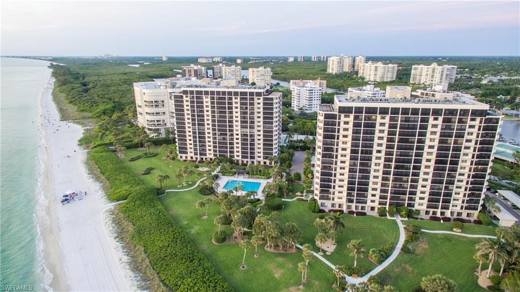 PRICE REDUCTION! DON'T MISS THIS ONE! Beach, Bay, and Beyond! These are the amazing "bird's eye views" that you will see from your 9th floor beach front condominium. Extensively remodeled by the award winning designer Donna Overly of Vogue Interiors, winning this years coveted SAND DOLLAR AWARD for her design & renovation of this property! The sea glass and taupe color palette becomes one with the breathtaking views beyond! An expansive open floor plan was created by eliminating the corner den area. Floors are polished travertine stone set on the diagonal. Your gourmet kitchen with new upscale Wolf appliances, oatmeal colored custom cabinetry, and stunning granite is perfect for entertaining! A/C is less than 1 year old. Must be seen to be appreciated. The gated community of Vanderbilt Gulfside is on approximately 8 acres of lush landscaped gardens with 2 private gateways to the beach. As well as the extra large pristine pool, the amenities include, tennis courts, exercise room, BBQ area and on-site management. Two onsite guest apartments. If this Luxurious Lifestyle is what you are searching for then look no further.
Drone http://www.revtoursnow.com/10851gulfshoredrnaples