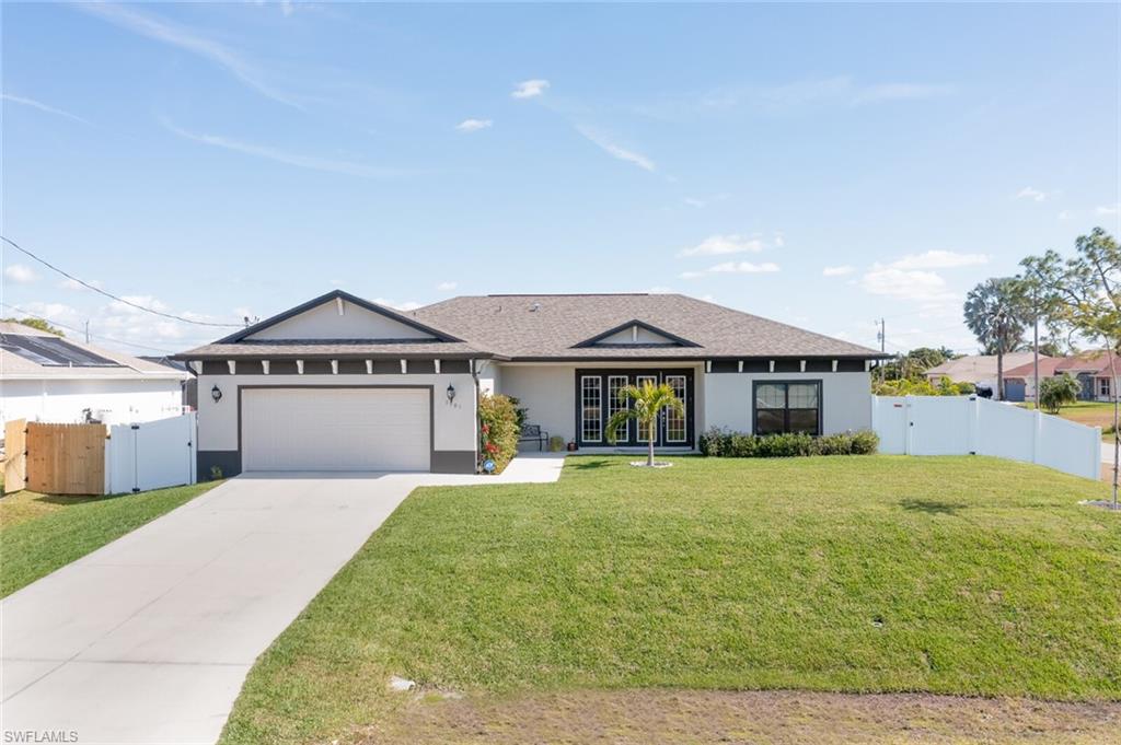 MULTIPLE OFFERS RECEIVED, BEST AND FINAL DUE TODAY 2/14 at 4:00pm. Stunning newer built pool home is located in a quiet neighborhood and surrounded by designer tropical landscaping. This gorgeous 3bed 2.5bath pool home exemplifies pride of ownership and features a great room open floor plan with beautiful wood look tile throughout the home. Kitchen boasts new GE Adora stainless steel appliances, granite, pantry and plenty of cabinets. Large master bedroom suite has impact resistant sliders that open to the charming backyard garden and features a spacious master bath with large shower and dual sinks. The open split bedroom floor plan has 2 guest bedrooms on the other side of the home for added privacy including full home window treatments. The open great room is perfect for entertaining and has impact resistant sliders that lead out to the new pool and lanai area. The new screened in lanai area is perfect for enjoying the sunshine or a quiet evening as it's secluded and fenced in. This fantastic home has been meticulously maintained inside and out including its landscaping which features a variety of palm and fruit trees.