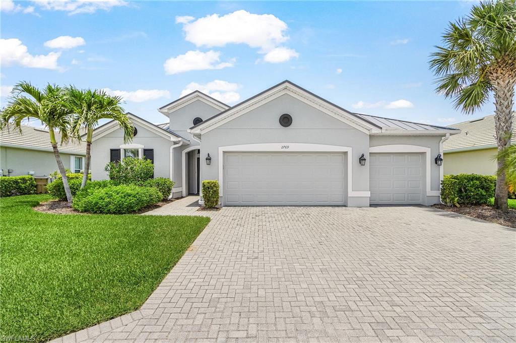 Welcome to Sandoval in Cape Coral living at its finest—this beautifully updated residence offers the perfect blend of modern luxury, space, and resort-style community amenities.

This stunning home features 2,267 sq. ft. of living space, thoughtfully designed with 3 bedrooms, 3 full bathrooms, and a versatile den/office—ideal for remote work, guests, or a private study. The rare layout includes two spacious primary suites, each with its own private en-suite bath, offering exceptional comfort and flexibility for multi-generational living or long-term guests.

Step inside to find a bright, open interior showcasing brand-new kitchen cabinetry, quartz countertops throughout, and fresh interior and exterior paint, creating a crisp, contemporary feel. The island kitchen with pantry serves as the heart of the home—perfect for entertaining or everyday living.

Major upgrades provide peace of mind and long-term value, including a new metal roof installed in 2023 with warranty, hurricane shutters for storm protection, and quality finishes throughout.

Outdoor living is elevated with a new saltwater pool featuring a heater and a screened enclosure, all set within a spacious extended lanai looking over the lake—perfect for year-round Florida enjoyment, entertaining, or relaxing in your private oasis.

Additional highlights include a 3-car oversized garage, offering ample space for vehicles, storage, or a workshop.

Located in the highly sought-after Sandoval community, residents enjoy resort-style amenities including a lagoon-style pool, clubhouse, fitness center, Pickleball Courts, tennis courts, walking paths, playgrounds, and lush tropical landscaping throughout—all within a beautifully maintained gated setting.

This home truly delivers the Florida lifestyle: move-in ready, fully updated, and set in one of Cape Coral’s most desirable communities.