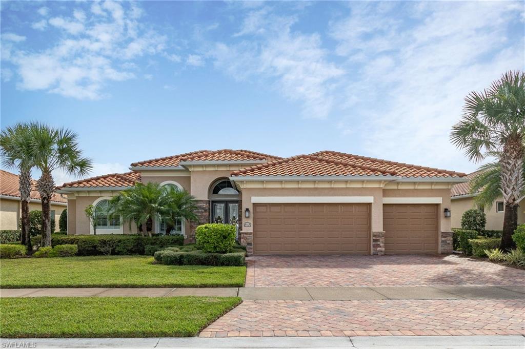 Located in Somerset in The Plantation, one of Southwest Florida’s premiere golf and country club communities. This home is a must see! Windsor II model loaded with every upgrade option available from the builder, but the owners did not stop there. The house was further enhanced with numerous additional upgrades such as deluxe lighting and ceiling fans, the highest quality floor tile available, beautiful crown molding in every room, and one of the largest and most unique pools in the development. All rooms, ceilings and moldings have been repainted with high grade paint. It also comes with a three-car garage finished with an epoxy floor. This home sits on a lot with beautiful views of two holes on the championship golf course. Plantation shutters have been added to all main windows in the house and the home comes with electric powered hurricane shutters for the lanai and front door.