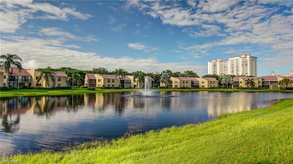 LOCATION! LOCATION! LOCATION! Considered one of the PRIME and most desired locations in Beachwalk,
for sale by ORIGINAL owners. GROUND FLOOR, no stairs, end unit facing S/SW. Great lake and fountain views,
lite at night. Updated kitchen with SS appliances; premium granite counters; commercial grade tile throughout;
(NO carpeting); stunning updated master bathroom; completely new main bathroom; tastefully furnished, Tabriz oriental rug in living room. Beachwalk offers six (6) Har Tru tennis courts; two (2) swimming pools; hot spa; bocce court; secure walking gate to Vanderbilt Beach; 24/7/365 manned gatehouse; scheduled activities in the clubhouse. Walking distance to Mercato, Pavilion Shopping Center; movie theaters; Publix; several local restaurants. Beachwalk can be rented 12 times a year, and this condo has a great rental history and is leased for the 2022 season. The proceeds of the lease will be due the buyer.