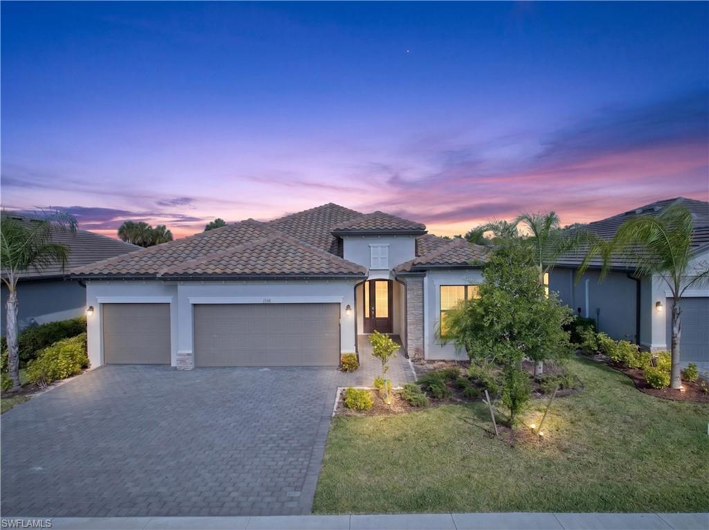 One or more photo(s) has been virtually staged, AI generated or rendered. MOVE-IN-READY!! This house offers stunning panoramic views of the lush golf course at Valencia Golf Country Club!! This Beautiful home has Over 2,244 square feet, 4 Beds. 2 Full Baths. Kitchen Quartz countertops and stainless-steel appliances. The 3 cars garage offers oversized garage with finished epoxy floor ensures ample space for all your storage needs. This Community amenities include a beautiful Clubhouse with resort style Pool, Exercise Room, Hobby Room, Internet Access, Library, Tennis Court It has amenities ranging from its public 18-hole golf course. Close to convenient shopping center in a well-maintained community with low HOA fees. We invite you to come view this fine home and make it your own!