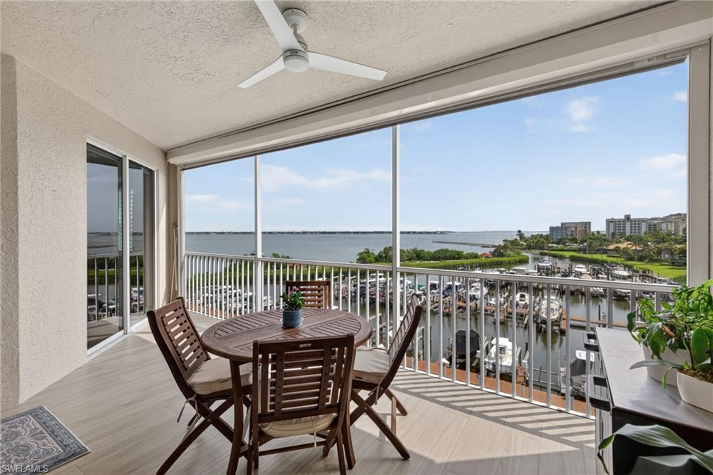This stunning 2024 completely remodeled home offers direct Gulf access and breathtaking views overlooking the private marina, where boat slips are available for purchase or lease. Enjoy long, sweeping vistas of the Caloosahatchee, creating a rare combination of tranquility, boating convenience, and premier waterfront living.
Inside, the home showcases more than $250,000 in premium upgrades, delivering a sophisticated, modern living experience. Virtually every major component has been updated, including hurricane-rated windows, a new front door, new porch screens, and Kevlar hurricane screens for enhanced safety and peace of mind. The interior features tile flooring throughout, including the porch, new baseboards, fully renovated bathrooms, custom cabinetry, new appliances, updated countertops, a designer backsplash, and all-new plumbing fixtures.
Additional improvements include fresh interior paint, additional custom closets added to each bedroom, a newer A/C system, a newer water heater, and a 2026 washer and dryer.
The building has also been well maintained, featuring a newer roof and fresh exterior paint. Residents of these two buildings enjoy exclusive access to a private pool, further enhancing the resort-style lifestyle.  In addition, the community offers an impressive array of amenities, including a community pool, clubhouse, fitness center, three recently refurbished tennis courts, pickleball courts, and bocce ball courts.
A must see condo, blending durability, style, and thoughtful craftsmanship, this exceptional residence is truly move-in ready. Minutes to Sanibel and Fort Myers Beach - offering the best of Southwest Florida waterfront living.