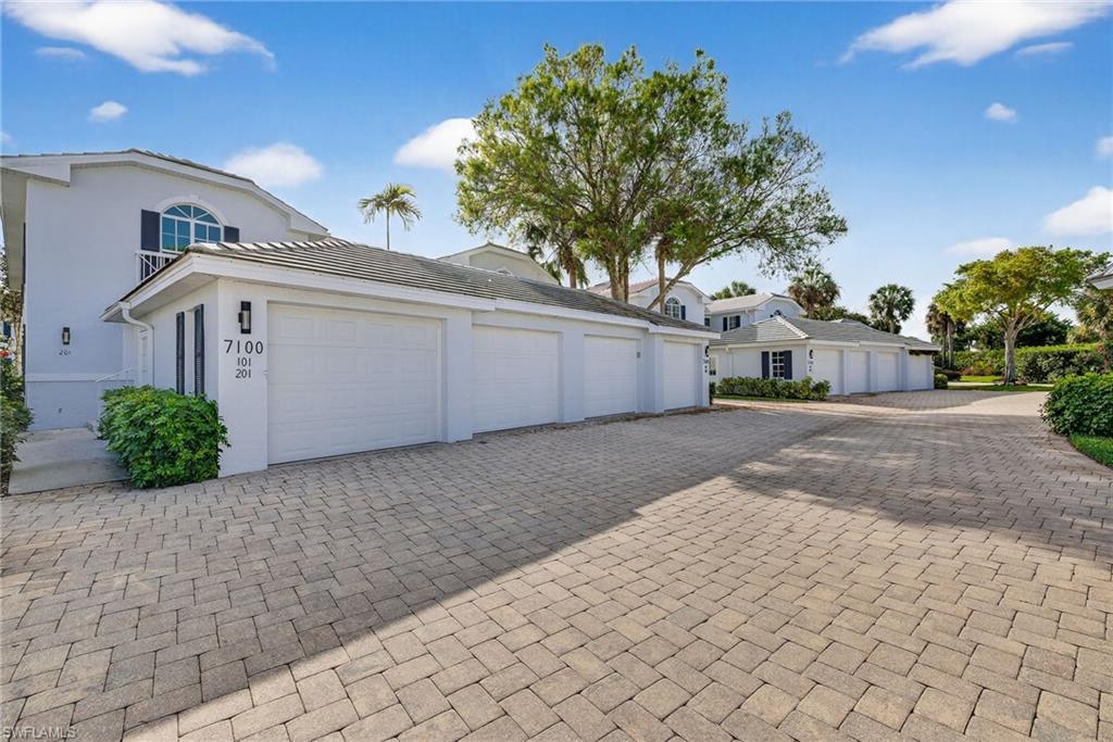 Experience luxury coastal living with this beautifully renovated 3-bedroom residence in the highly desirable Barrington Club at Pelican Bay. This bright and inviting home has been thoughtfully updated throughout, featuring new bamboo flooring, elegant Italian tile, and fresh interior paint. The kitchen is equipped with sleek stainless steel appliances, and the newly installed impact-rated hurricane windows offer both peace of mind and exceptional sound insulation—no need for shutters, aside from the lanai sliders and French doors. A rare and convenient addition, the den now includes a stylish half-bath—ideal for entertaining. Enjoy serene water views from your private lanai. Pelican Bay offers an unmatched Naples lifestyle with exclusive access to two private beachfront clubs featuring dining, beachside service, and stunning Gulf views. Residents also enjoy a world-class fitness center, top-tier tennis facilities, kayak and canoe launches into pristine mangroves, and miles of scenic walking and biking trails. Located just minutes from premier shopping, dining, grocery stores, and cultural attractions, this is coastal living at its finest. Don’t miss this opportunity to own a turn-key property in one of Naples’ most prestigious and amenity-rich communities.