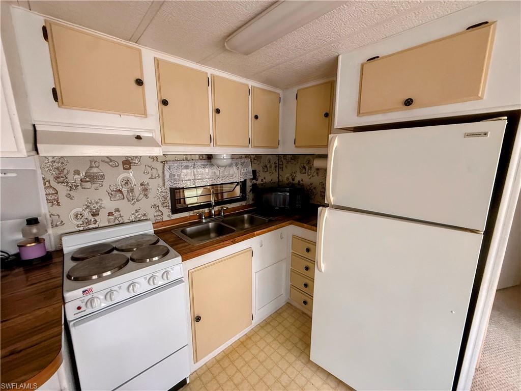 Are you looking for a land owned 55+ community where you can start living that Florida lifestyle and escape those harsh winter months? This charming turnkey-furnished 1 bedroom, 1 bath. Lots of windows allow that beautiful Florida sun to naturally lighten and welcome the day. Kitchen comes fully stocked with all appliances including refrigerator/freezer,  oven/range, and microwave. Additional appliances include washer & dryer. Enjoy the convenience of being just minutes away from the vibrant downtown Fort Myers, where you will find great dining, shopping, and entertainment options. Beautiful beaches, golf courses, and parks are also within easy reach, offering endless outdoor activities. Don't let this wonderful home pass you by.