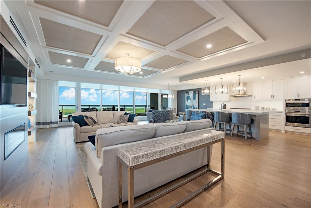 A sophisticated coastal retreat, masterfully designed to showcase the view, unit 1504 at Kalea Bay creates a lifestyle harmonious with sun and sea. Meticulous custom details throughout this 4 bedroom 4.5 bath home, with amazing south-west facing views, floor-to-ceiling windows which allow an abundance of light throughout the main living and master bedroom.   The expansive floor plan opens to the oversized open lanai with glass railings.  The highly equipped Gourmet kitchen has a Butlers Pantry, Wolf & Subzero appliances, natural gas and large island.  The master bedroom and bath are truly a tranquil retreat, with custom walk-in master closet. Floor to ceiling sliding doors expanded indoor-outdoor living experiences with added lanai space. Includes 3 guest en-suite bedrooms that look out over the Kalea Bay Club. Rooftop pool and fitness center. Enjoy luxury, resort living with a wealth of amenities and service including 2 restaurants, 3 pools, tennis, pickle ball pool bar and almost complete state of the art wellness center.  The Club at Kalea Bay is your 5 star resort you can call home.