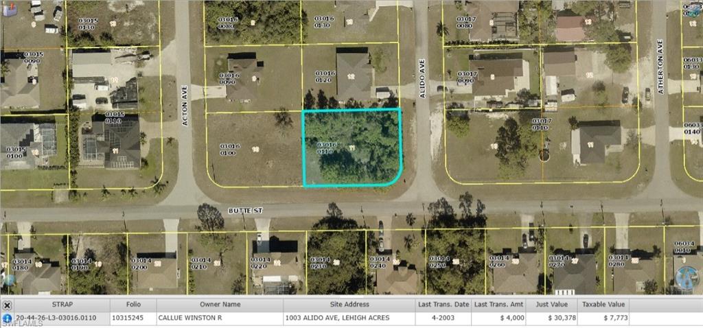 Great opportunity for fabulous large corner lot in very desirable West Lehigh Acres, west of Gunnery Rd. Very convenient location only minutes to schools, shopping and RSW airport.