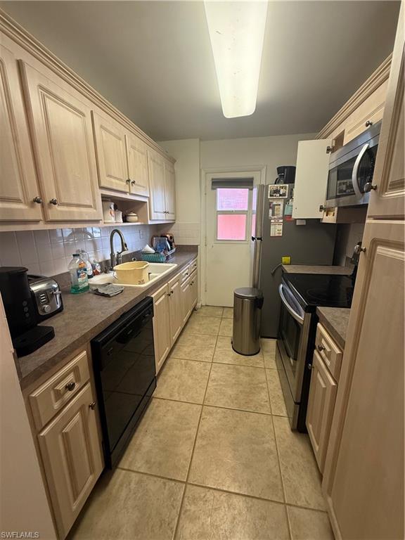 First floor condo being sold furnished. Features tile flooring throughout and has not been lived in for many years. Bathrooms are in original condition, offering the opportunity for updates to your personal taste. Convenient first floor location with easy access.