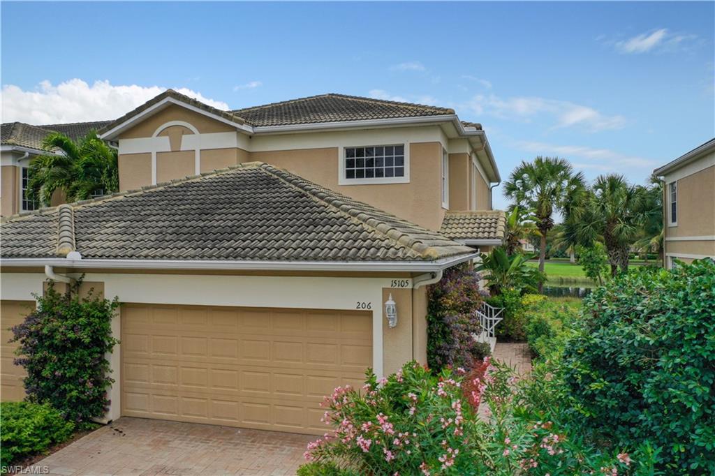 Lovely End Unit Condo on the LAKE!  This LIKE NEW condo has 3 bedrooms with 2 full baths & has TONS of STORAGE PLUS a 2-Car Garage.  This RESORT like gated community has SO MUCH TO OFFER!  The amenities include a community pool with hot tub, clubhouse, tennis/pickleball courts, volleyball, tot lot, & MORE!  Just minutes to the Regional Library, Health Park Medical Center, Lakes Park, many restaurants, shopping and some of the most BEAUTIFUL BEACHES in SW Florida!  You DO NOT WANT TO MISS OUT ON THIS OPPORTUNITY to live in South Fort Myers!