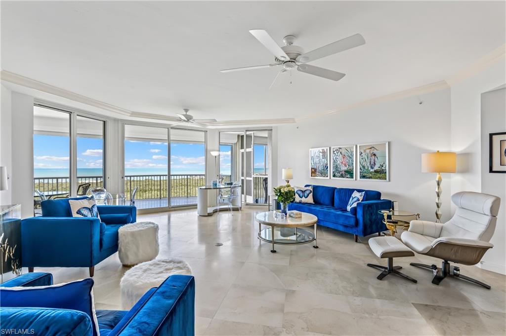 Gorgeous Gulf views await you from this split bedroom 4 bed/4 bath condo in St. Raphael at Pelican Bay. The west-facing property boasts 3100 square feet of living area. The 12th-floor unit with elevator access offers sunrise and sunset views, includes two screened terraces, and is pet-friendly (2 pets, 20 lbs max). 9-foot ceilings, two private har-tru tennis courts, and the largest community pool in Pelican Bay make this property a can’t-miss. St. Raphael offers the shortest walk to the beach tram stop. 

There is only one Pelican Bay! The premier luxury community in northern Naples, Pelican Bay offers residents exclusive access to unrivaled amenities that include two Gulf-front restaurants, two tennis facilities, a private country club with a 27-hole golf course, two boardwalks, a Fitness and Wellness Center, and three miles of private beaches. Residents can enjoy tram rides down the berm with plenty of birds and wildlife. Pelican Bay is adjacent to Waterside Shops, across the street from Mercado, and within walking distance of Artis–Naples, Southwest Florida’s top tier performing arts center. You’ll never be far from fine dining, luxury shopping, and world class entertainment.