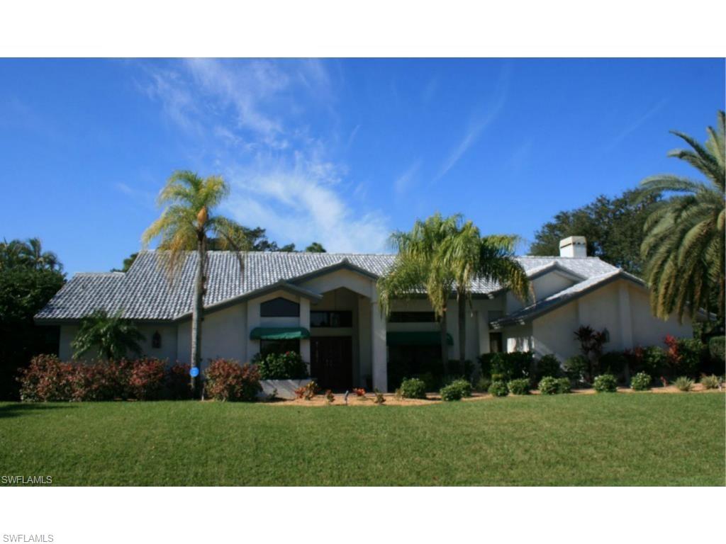 This pool home has 4 bedrooms and 2.5 baths, with a new roof in 2014. It is located steps away from the clubhouse with views of the 18th hole on the Long Mean Course. Welcome to the finest private country club experience in Southwest Florida. Fiddlesticks is debt-free and financially sound. It offers the finest golf, dining, fitness, tennis and security available in SWFL. NO CDD FEE. Fiddlesticks Country Club is an Equity Golf Community. $81,000 membership fee is due at closing. 80% of the membership fee is refunded to the owner upon the sale of the property. See Confidential Remarks for Additional Information.