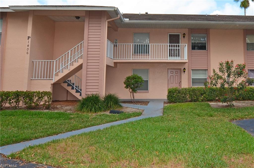 This first floor, 2 bedroom, 2 bathroom condo is nestled in the back away from neighborhood traffic and is convenient to shopping, restaurants, parks, and I- 75. Only a few short miles to downtown Naples and the white sandy beaches! Tile throughout. This is a great investment, perfect second home, or starter home.  Easy to show on Supra with little notice.