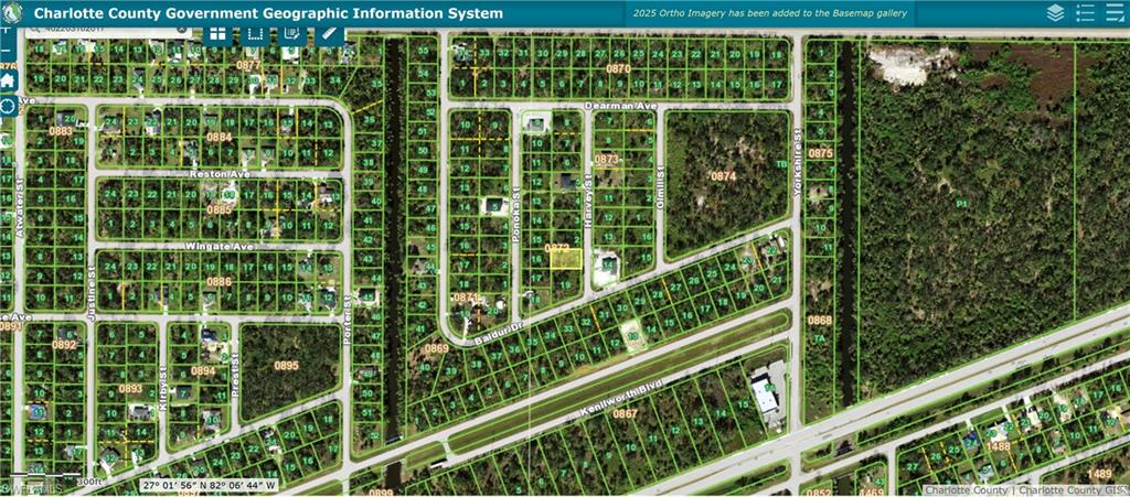 Very nice lot with a western rear exposure in fast developing Port Charlotte.