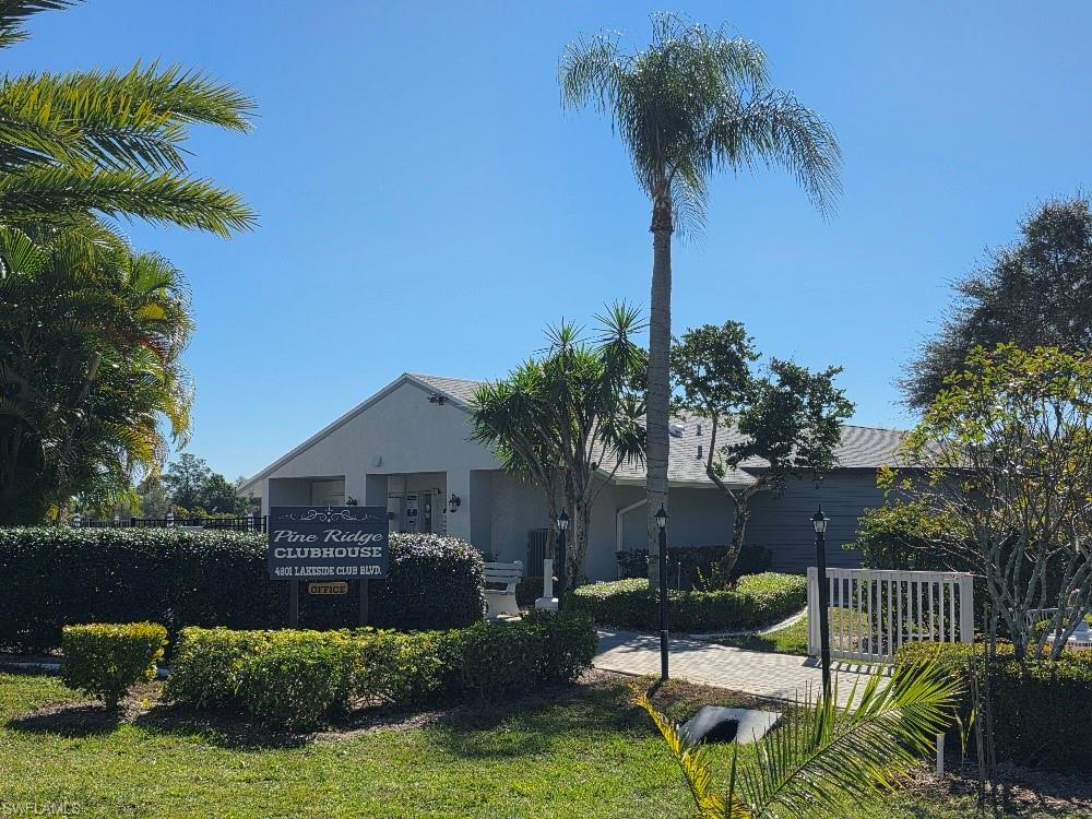 PINE RIDGE OF FORT MYERS VILLAGE - Residential Lease