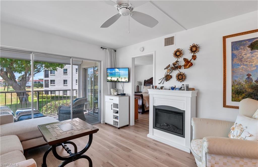 ***CHARMING - FURNISHED SEASONAL RENTAL***2 BEDS/2 BATHS***NEAR DOWNTOWN NAPLES***Experience the best of the Naples lifestyle in this beautifully renovated 2-bedroom, 2-bath corner condominium located in the highly sought-after High Point Country Club. Perfectly positioned overlooking the golf course and one of the community’s six sparkling pools, this inviting residence offers comfort, convenience, and exceptional amenities for your seasonal stay.

High Point Country Club is one of Naples’ premier bundled golf communities, featuring immediate golf privileges on its scenic 9-hole walking golf course. Your rental includes unlimited access to golf, tennis, pickleball, a state-of-the-art fitness center, six heated pools, the clubhouse, and the community restaurant, providing endless opportunities for recreation, relaxation, and socializing.

Inside, the thoughtfully updated condo offers a bright and spacious layout with two bedrooms and two full baths, making it ideal for hosting family and guests. Enjoy the convenience of in-residence laundry, covered parking, covered bike storage, and newly installed fiber-optic internet for secure, high-speed wireless connectivity.

The location is truly unbeatable. Situated just one mile from the Gulf beaches and only two miles from downtown Naples, you'll be minutes from world-class dining, upscale shopping, art galleries, and entertainment. Nestled in the heart of Naples, this property places the very best of Southwest Florida right at your doorstep.

Whether you're seeking an active golf getaway or a relaxing winter retreat, this exceptional High Point Country Club condo offers the perfect combination of resort-style amenities, stunning views, and an outstanding Naples location.

Dec. - April: $4,500
May -Nov. $2,250