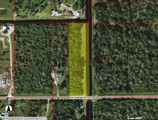Per the DEP Report: some wet land .97 Acres. The rest is upland. Build your dream home on this beautifully situated 2.76 acre lot with a canal view in the back and on the side of the lot,  in a very sought after location in Golden Gate Estates. Publix and CVS 1.2 miles away, Valencia Golf and Country Club 1.3 miles away.