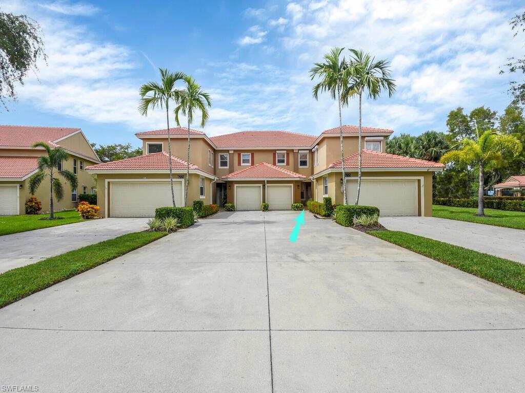 Your new North Naples home awaits! This 3 bedroom, 2 bath, over 1800 square foot Coach Home is spotless and MOVE-IN READY! JUST WAITING FOR YOU! This home features tile throughout with carpeting in the bedrooms, crown molding and custom window coverings, eat-in kitchen along with formal dining area, spacious Master Suite with walk-in closet, dual sinks, jacuzzi tub & separate shower. Relax and enjoy the privacy and serenity on the spacious wraparound lanai overlooking a lush nature preserve. Fabulous location with easy access to I-75, 1.5 miles away, and just steps away from the pool! New roof and coming soon…new impact rated hurricane windows to be installed at NO CHARGE to the new owner. One car attached garage and all the amenities that Huntington Lakes has to offer including gated security, 3 pools, lighted tennis courts, bocce courts, BBQ and picnic areas, water aerobics classes, and a beautiful clubhouse with billiards, library, exercise and activity rooms, a hot tub, and two saunas. And the beautiful Gulf of Mexico is a short seven mile drive away. This home is a must see!