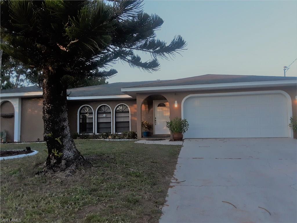 Priced to sell!!!Lowest priced pool home per sq. ft in SE Cape Coral!!! Great Location with easy access to Fort Myers and local amenities. Open floor plan, pool, with upgraded kitchen and stainless steel appliances. Over 2200 sq. ft. of living area including 4 large bedrooms with walk-in closets and 2 full baths. Oversized screened-in pool area with attached patio with koi pond and a waterfall.Security cameras installed will convey with the property. NOT in a Flood Zone.Make your appointment today!!!