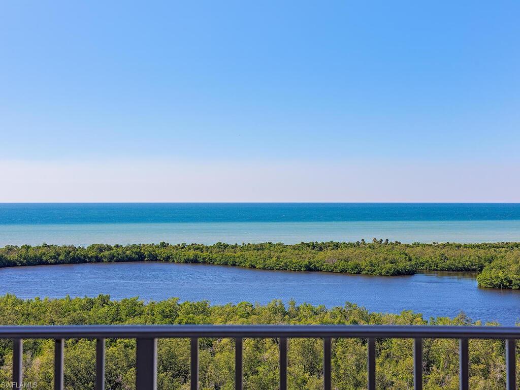Sensational gulf and sunset views from this rarely available cloud home. Luxury 5 star tower with gorgeous pool, spa guest suites, tennis, and fitness center all on site with easy beach access. Home has three bedroom suites plus den and a cozy eat in kitchen. Spacious living and dining area with through views both east over the golf course and west to the gulf. Wonderful breezes and cross ventilation from eastern lanai which is a wonderful place for sunrise and morning coffee. Two under building garage parking spaces are included. All the amazing amenities of Pelican Bay await you with two beautiful beach front restaurants, tennis in two facilities,  state of the art fitness/life center, biking jogging, and high end shopping and dining nearby at Waterside and Mercato. This is all the best of the Florida lifestyle.