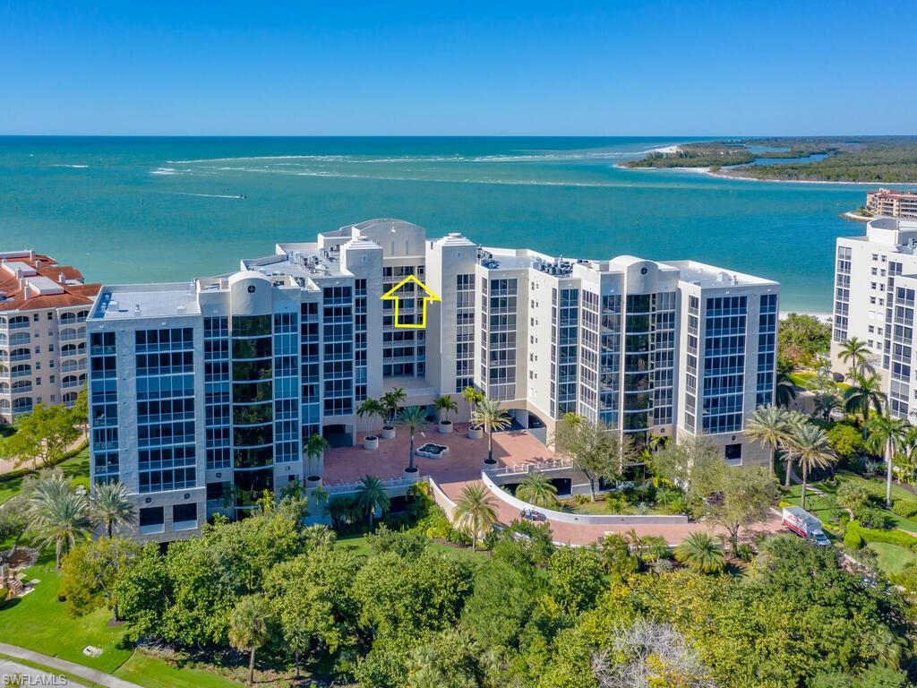 This one-of-a-kind front unit penthouse in the Riviera of Hideaway Beach presents unmatched Gulf of Mexico, private beach, and Collier Bay views. This exceptional 4,400 square foot residence was redesigned pre-construction to present three ensuite bedrooms, three and one half baths, and a den. The gorgeous penthouse was completely remodeled again in 2017 to feature an expansive kitchen with floor-to-ceiling Gulf of Mexico views, quartz countertops, stainless steel appliances, and wine refrigerator. The centerpiece of the main living area is the bar crafted from solid walnut overlooking the beach and gulf. Even more unbelievable views of the Gulf of Mexico can be found from the lanai that is now incorporated into the living area with its own air conditioning unit and protected by new hurricane glass. The master suite features an expansive closet, double vanities, dressing area, soaking tub and large walk-in shower among other upgrades. The world class Hideaway lifestyle with miles of beach, golf, tennis, fitness, pools, dining, and more can be found in this 24-hour gated community.