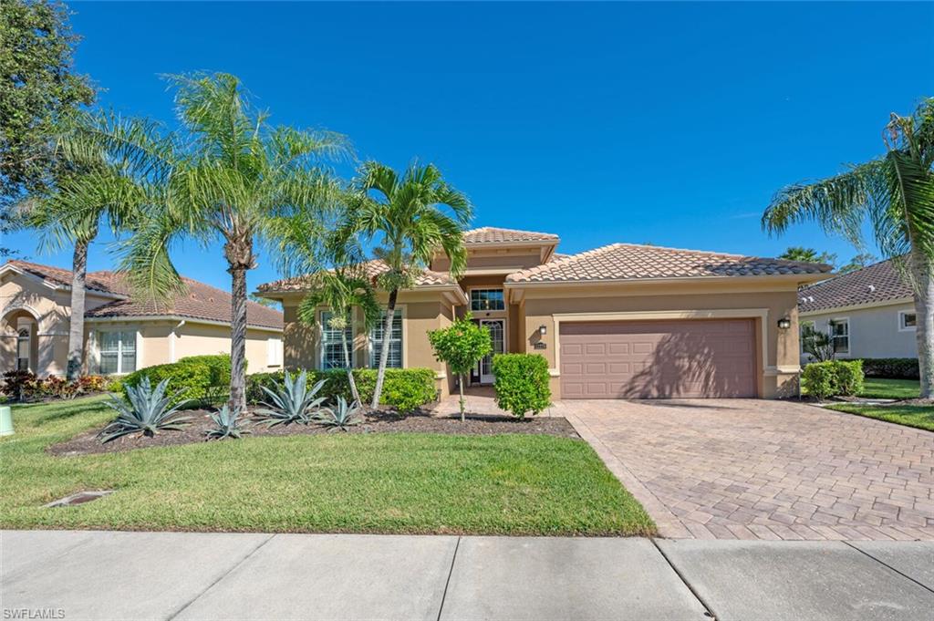 Experience Florida living at its finest in this beautifully maintained 3-bedroom, 2-bath home featuring a sparkling saltwater pool with updated lighting and a tranquil preserve view for ultimate privacy. Located near the cul-de-sac, this home offers peace and quiet with NO NEIGHBORS ACROSS THE STREET. Inside, you’ll find tile flooring throughout, plantation shutters, and elegant crown molding that adds a touch of sophistication.

Enjoy the convenience of HURRICAN IMPACT GLASS, custom closets in all bedrooms and the garage, and a new garage door (2024). The updated A/C systems ensure comfort year-round, while the laundry room and master closets feature modern lighting for a bright, functional feel.

Step outside to your screened lanai, perfect for entertaining, complete with a gas grill and refrigerator. This home truly combines style, comfort, and quality in a desirable location.

The Bridgetown at the Plantation neighborhood offers its residents great amenities including a Lap Pool, Main Pool, Spa, 3 Bocce courts, 5 tennis courts, 4 pickleball courts, children’s playground (“tot lot”), bathroom facilities, a storage building, a fire pit, and Tiki Bar. In addition, Bridgetown sits just a short distance away from shopping and dining options at The Forum, Gulf Coast Town Center, plus the fun and excitement of JetBlue Park.