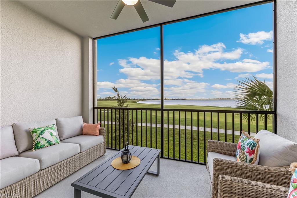 BUNDLED GOLF - TERRACE CONDO WITH ELEVATOR ACCESS - PET FRIENDLY, FURNISHED RENTAL IN BABCOCK NATIONAL GOLF & COUNTRY CLUB 

Amazing second floor two-bedroom, two-bathroom condo in Babcock National Golf and Country Club, available for seasonal rental. Amenity-rich, gated, private membership bundled golfing community. A flowing and open floor plan makes it easy to love this vacation rental. Gain access to the condominium by either taking the stairs or using the elevator. The dining area, living room, master bedroom and the screened rear lanai all have an amazing view of the lake and overlook the 10th hole on the golf course. There is a King-size bed in the primary bedroom along with a TV and a queen bed in the guest bedroom. The owners have updated this Terrace Condo with beautiful new furnishings and décor throughout the entire unit in summer of 2024.

Located in beautiful Southwest Florida, Babcock National Golf & Country Club features an 18-hole course that provides an exciting golfing experience. Distinctive in character but consistent in quality, every hole was meticulously designed by Architect, Gordon Lewis. In addition to the golf course, Babcock National offers superb amenities such as a First-Class Clubhouse that includes a Bar, Fine Dining Restaurant, Card Rooms, Locker Rooms and more. There are Multiple Tennis & Pickleball Courts, A Resort Style Pool, Lap Lane Pool, Hot Tub / Spa and 3 additional satellite pools and Outdoor Grills throughout the community. Enjoy drinks and incredible food at the "Watershed" / Poolside Tiki Bar & Grill. You'll have access to the 24-Hour State-of-the-Art Fitness Center, Aerobics Studio, Men’s & Women’s Steam Saunas and the Full-Service Day Spa, all for your use and enjoyment. The Babcock National Lifestyle Coordinator is on site daily and plans weekly Community Social Activities, Food Trucks and Vendor events for all of the residents to enjoy. THE CLUBHOUSE, AMENITIES AND COMMUNITY ARE 100% COMPLETE. NO CONSTRUCTION MEANS THAT YOU CAN RELAX AND ENJOY YOUR STAY FROM THE MOMENT YOU ARRIVE!

You’ll love the convenience of nearby shopping and dining, including Crescent B Commons, The Shoppes at Yellow Pines, Founders Square, and the up and coming B Street district. The community is anchored by a convenient neighborhood Publix and features hundreds of thousands of square feet of additional dining, retail, shopping, and service businesses all just minutes from your doorstep.
