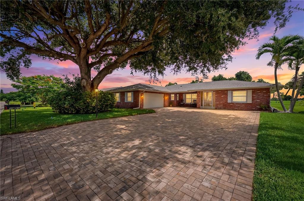 Great opportunity in Whiskey Creek Club Estates! This beautiful maintained 3 bedrooms, 2 bath home with a sparkling pool and 2 car garage makes this home a rare find. Lush landscaping and golf course views welcome you to this beautiful home and neighborhood. This property features over 1900 Sq Ft of living area, bright & open layout, tile floors throughout and tons of storage. Spacious updated kitchen with built-in bar, Corin counters and plenty of cabinet space. Split bedrooms, living room and additional family/den room are sure to offer an abundance of space. The guest bathroom includes a jetted tub, and the expansive pool deck that is perfect for hosting family and friends. Come claim your slice of paradise in one of the most sought-after areas in Fort Myers!