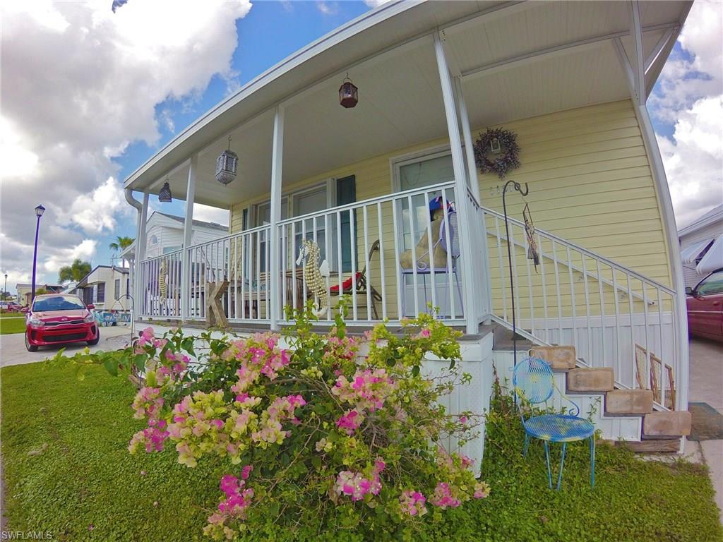 Magnificent Home built in 2007!! You own this property and the home!!! Enjoy the exciting Florida Resort lifestyle in this very active gated community with low HOA fees. This manufactured home is built like a house and meets hurricane code (accordion style hurricane shutters) Two bedroom/ 2 bath with interior laundry. EXCELLENT LOCATION, close to Ft Myers Beach, Sanibel, Health Park Hospital, shopping, restaurants etc. This 2007 built Home is one of the Newest Homes in the neighborhood!