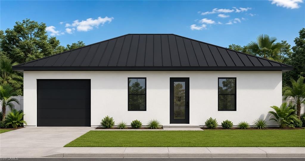 Be among the first to own this beautifully designed new construction home, currently under construction with anticipated completion in September 2026. Thoughtfully crafted with modern architecture, quality construction, and premium finishes throughout, this home is designed for today's lifestyle.

The open-concept floor plan features spacious living areas, a stylish kitchen with custom cabinetry, quartz countertops, stainless steel appliances, and a large center island. The primary suite offers a walk-in closet and a luxurious ensuite shower with designer finishes. Additional features include impact-resistant windows and doors, energy-efficient construction, high ceilings, luxury flooring throughout, and a one-car garage.

Exterior finishes include a durable stucco exterior, black standing seam metal roof, black-framed windows, and contemporary curb appeal.

Buy now and take advantage of the opportunity to personalize select finishes, depending on the stage of construction. Photos may include renderings and are for illustration purposes only. Final finishes, colors, and specifications are subject to change.

OWNER FINANCING POSSIBLE! Contact listing agent for construction updates and private tours.