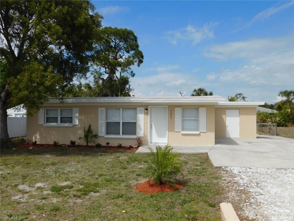 You Will LOVE This Totally Remodeled 3 Bedroom/1 Bath Canal Side Home In The San Carlos Park Neighborhood Of Fort Myers. The Kitchen Comes With Brand New Stainless Steel Appliances, Brand New Countertops And Sink, Brand New Cabinets, And A New Tile Backsplash. The Floors Are Tiled Through Out The Entire Home Including All Three Bedrooms. The Back Yard Is Fenced-In With Plenty Of Room For A Pool. The Back Yard Also Has An Enclosed Attached Shed For Plenty Of Storage And Security. The Bathroom Has Brand New Tile In The Shower/Tub Area, New Sink, New Mirror, New Toilet, And New Lights. Other Upgrades Include; New Water Heater 2018, Newer ROOF 08, Newer AC SYSTEM 08, New Interior/Exterior Two Tone Paint, Newly Installed Landscaping, Extended Parking Area, New Laundry Room, And New Interior/Exterior Lights/Fans. This Home Is Move-In Ready Today! It Is Close To Major Shopping Malls, Restaurants, Schools, Parks, Golf Courses, I-75, Regional Airport, FGCU, Boat Ramps, And Those White Sand Beaches Of The Gulf Of Mexico! THIS HOME WOULD BE A GREAT HOME TO LIVE IT OR PURCHASE It For A HIGH DEMAND RENTAL, It Would Rent Out Between $1100 & $1300 Per Month! Call Today! This One Will Go Fast!