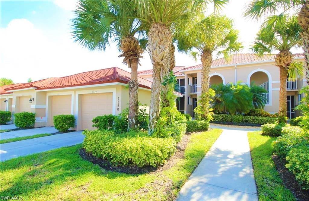 NOT AVAILABLE FOR JANUARY 2027, FEBRUARY 2027, AND MARCH 2027.
Welcome to this stunning 2-bedroom, 2-bath condo with a detached garage, located at 2820 Cypress Trace Cir #2023 in the prestigious Cypress Woods Golf and Country Club. This beautifully designed second-floor residence offers a harmonious blend of comfort and elegance, ensuring an unforgettable stay. Highlighting your stay will be the newly renovated Club House, renowned for its friendly and welcoming members who create a warm and loving community atmosphere. The Club House also features an award-winning restaurant, adding to the delightful amenities available to residents including bundled golf, a lap pool, swimming pool, spa, fitness center, and lighted tennis courts. Enjoy all the benefits of membership, including discounts at the restaurant and pro shop. As you enter the residence, you are greeted by a spacious hallway that leads to an inviting living area. The well-equipped kitchen, featuring a cozy dining nook and a breakfast bar, is perfect for casual meals and gatherings. The formal dining area flows effortlessly into the living room, which boasts a volume ceiling, creating a bright and airy ambiance. Sliding doors open to a serene lanai, where you can relax and take in the picturesque views of the tranquil lake. The expansive primary bedroom serves as a peaceful retreat, complete with an en-suite bathroom and a generous walk-in closet. The guest bedroom includes a twin Murphy bed setup, making it versatile as a den or office, and it also has its own en-suite bathroom. Conveniently situated just across from the community pool, you can enjoy a refreshing swim at your leisure. Located in North Naples, this condo offers easy access to shopping, dining, and I-75, ensuring you are never far from the best that Southwest Florida has to offer. Discover the ultimate vacation experience at 2820 Cypress Trace Cir #2023, where luxury, convenience, and community come together to create a perfect seasonal retreat.