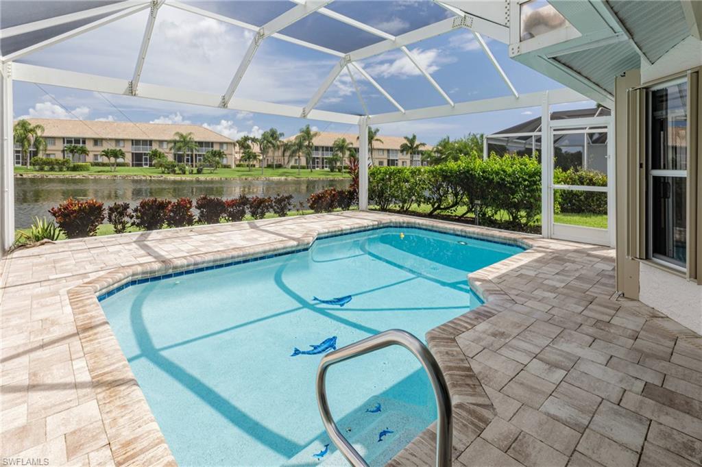 Lely Resort Players Club & Spa access!!! Enjoy the best of Naples resort living!!! 3 Month Minimum during Season.  This beautifully renovated 3-bedroom, 2-bath attached villa offers an inviting open floor plan with vaulted ceilings, a private heated saltwater pool, and a 2-car garage—creating the perfect home base for your Florida getaway. Thoughtfully designed for comfort, the villa features king beds in the primary and second bedrooms, plus a queen bed in the third bedroom. Step outside to the south-facing lanai, where tranquil lake views and a sparkling pool set the scene for effortless relaxation. After a day in the sun, refresh in the outdoor shower and get ready to enjoy all that Lely Resort has to offer. At the celebrated Players Club & Spa, members can take advantage of resort-style, lap, and kiddie pools; dine at the award-winning restaurant or casual Tiki Bar & Grill; stay active in the expansive fitness center; indulge at the spa; and enjoy a vibrant calendar of social events and daily activities. Ideally located just 7 miles from Downtown Naples and the beach, this villa places you close to world-class dining, shopping, entertainment, and the Gulf Coast lifestyle Naples is known for.