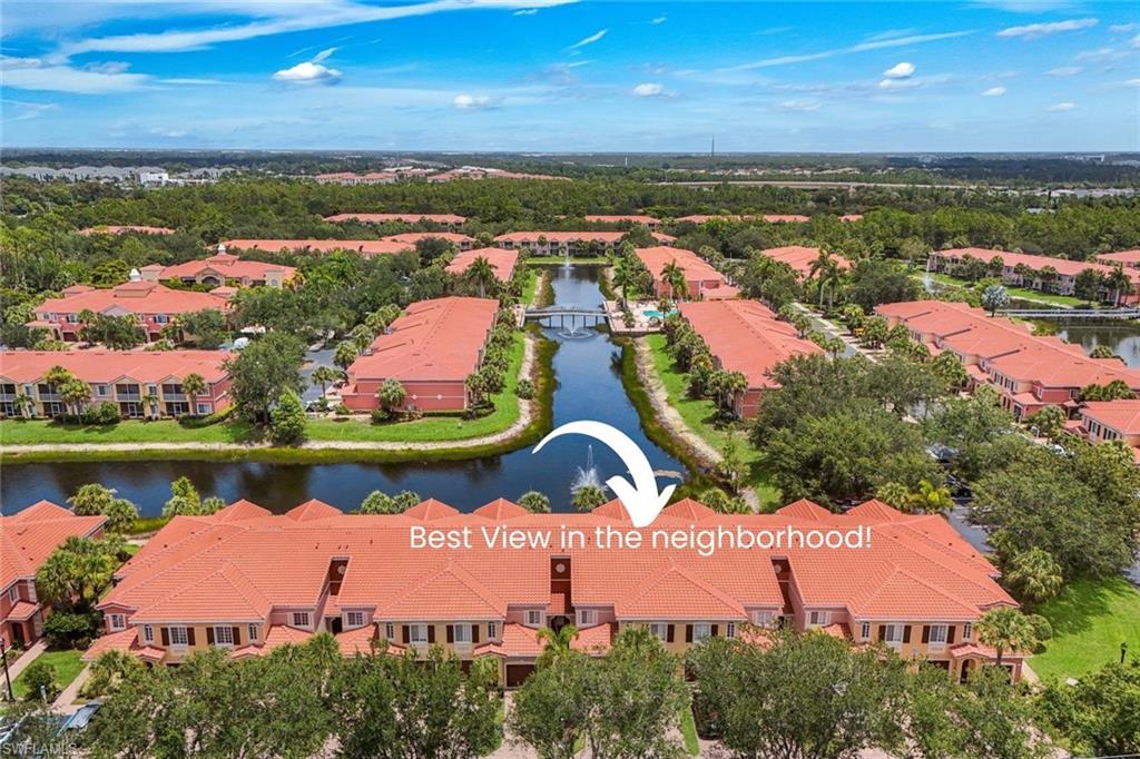 Experience resort-style living in this beautifully maintained 1-bedroom plus den, 2-bath coach home in the highly sought-after Villagio community in Estero. Perfectly positioned to capture one of the most breathtaking long lake views in the entire community, this residence offers a peaceful waterfront setting that's ideal for enjoying morning coffee or spectacular Southwest Florida sunsets from your private screened lanai. The versatile den provides the perfect space for a home office, guest room, or hobby area, while the open-concept floor plan creates a bright and welcoming atmosphere for everyday living and entertaining.

Villagio is one of Estero's most desirable gated communities, offering an unmatched lifestyle with 24-hour security and an impressive collection of resort-style amenities. Residents enjoy two swimming pools and a spa, a fitness center, tennis and pickleball courts, a private movie theater, a charming Town Center with a café and sports bar, scenic walking paths, and beautifully landscaped grounds with Mediterranean-inspired architecture. Conveniently located just minutes from Coconut Point Mall, Miromar Outlets, Gulf Coast Town Center, Southwest Florida International Airport, FGCU and the white sand beaches of the Gulf, this exceptional home combines comfort, convenience, and one of the finest water views Villagio has to offer.