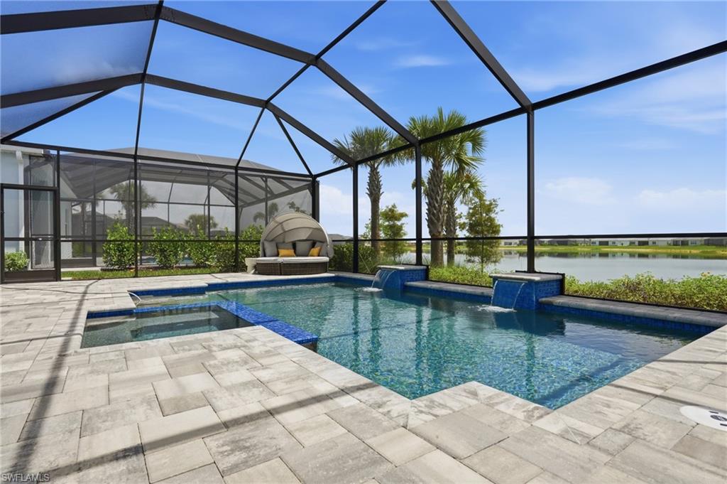 Looking to escape the cold and snow? Experience resort-style living in this beautifully furnished luxury pool home nestled within the brand new gated community of TerraWalk at Babcock Ranch. Available for a minimum 60-day rental, this exceptional residence offers the perfect blend of comfort, elegance, and the ultimate Southwest Florida lifestyle.

Designed for relaxation and entertaining, the private screened lanai features a heated pool and spa, outdoor dining area, built-in barbecue grill, ceiling fans, and a whole-home Sonos sound system with indoor and outdoor speakers. Whether you're enjoying your morning coffee, relaxing poolside, or hosting family and friends, this outdoor oasis is the perfect place to unwind.

Inside, the thoughtfully designed open-concept floor plan offers stylish furnishings and a beautifully appointed chef-inspired kitchen fully equipped for an extended stay, featuring a Keurig coffee maker, Ninja Slushi machine, crockpot, wine refrigerator, and complete indoor and outdoor place settings.

Professionally furnished and thoughtfully equipped with the comforts of home, this exceptional retreat offers everything you need for an unforgettable extended stay in paradise.

Comfortably sleeping up to nine guests, the home features a spacious primary suite with a king bed, a guest bedroom with a queen bed, and a custom bunk room complete with two full-size beds and one twin bed, making it ideal for families and groups.

Guests enjoy exclusive access to TerraWalk's spectacular 8-acre luxury amenity campus, featuring a beautiful resort pool and spa, fitness center, golf simulator, on-site restaurant, pickleball and tennis courts, fire pit, scenic walking trails, and a vibrant social calendar designed to bring neighbors and guests together.

Beyond TerraWalk, you'll enjoy everything that makes Babcock Ranch one of Southwest Florida's most sought-after communities. Explore Founder’s Square with its live music and weekly events, lakeside restaurants, shopping, parks, miles of walking and biking trails, and a calendar filled with year-round community festivals and activities. From peaceful morning walks to sunset gatherings with friends, every day offers a new opportunity to enjoy the Florida lifestyle.

Additional conveniences include smart home entry, garage and driveway parking, high-speed internet, Smart TVs, full-size washer and dryer, with utilities, internet, lawn care, landscaping, and pool care included.

For added convenience and enjoyment, a golf cart and electric bicycles may be available for guest use, subject to Owner approval, insurance requirements, and the execution of any required liability waivers. 

Whether you're escaping the northern winter, working remotely in paradise, relocating temporarily, or simply looking for an unforgettable seasonal retreat, this exceptional home offers luxury, comfort, and an unmatched lifestyle in America's first solar-powered town.
 No pets. No smoking.